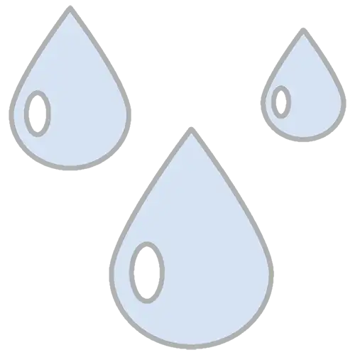 water droplets icon